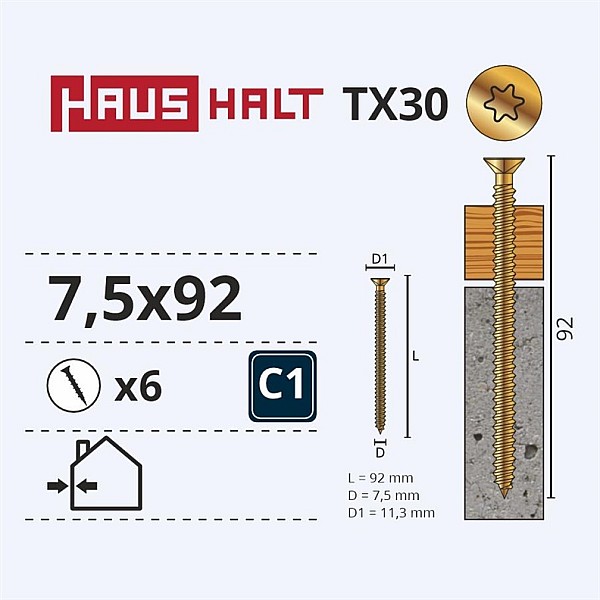 PROGRAMSKRŪVE 7.5X92 6PCS