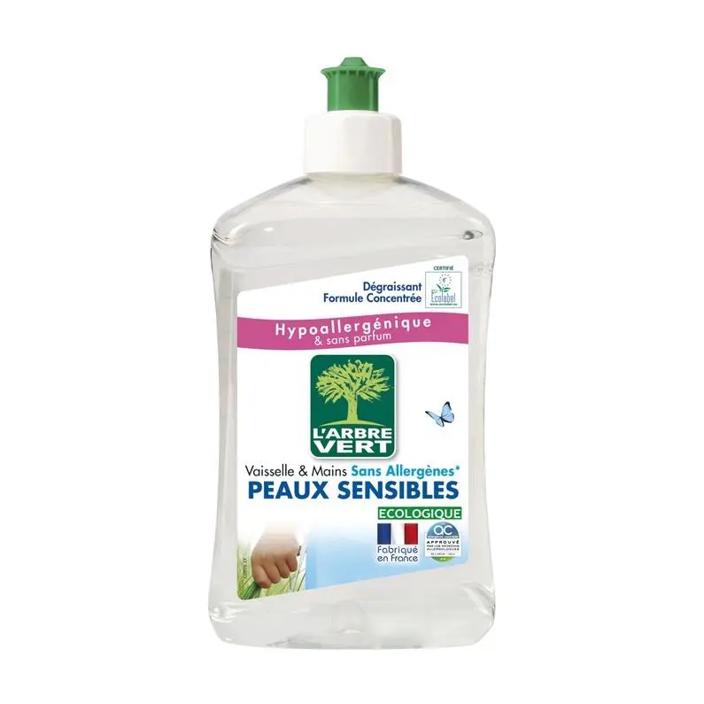 LĪDZ.TR.MAZG.LARBRE VERT SENSITIVE 500ML LĪDZ.TR.MAZG.LARBRE VERT SENSITIVE 500ML