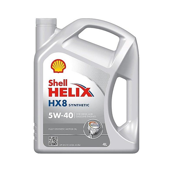 Automobilio variklio tepalas Shell Helix HX8 5W-40. 4 l