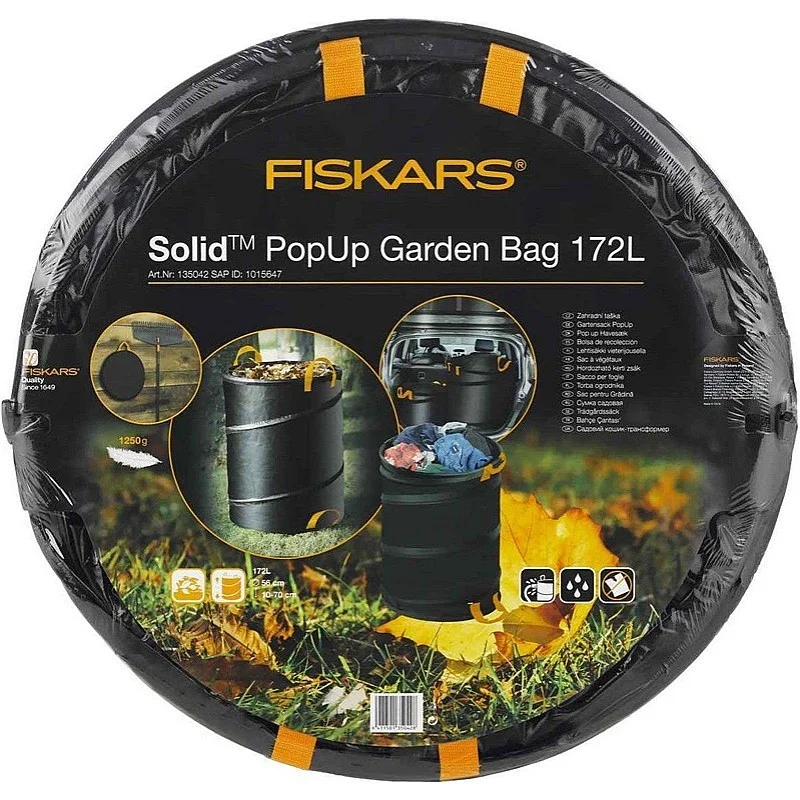 Krepšys sodo Fiskars Solid PopUp. 172 l Krepšys sodo Fiskars Solid PopUp. 172 l