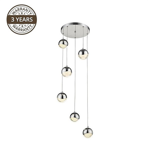 PENDANT LAMP BUBBLE A1853-6L 6X9W LED