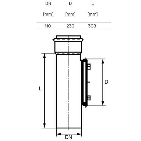 Vidaus kanalizacijos pravala Ultra dB. Ø 110 mm