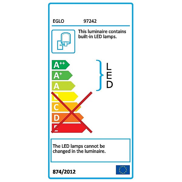 ŠVIEST TVIRT CALPINO 97242 LED 2X3.3W