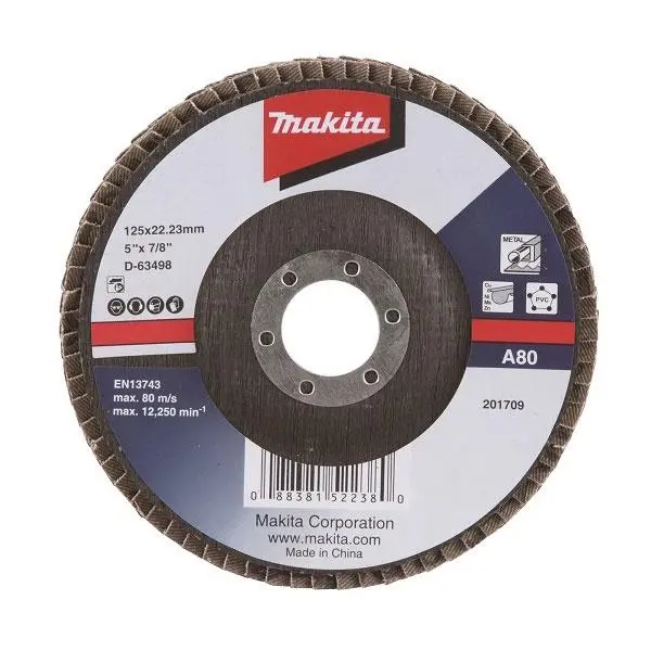 FLAPDISC ECONOMY TYPE 125MM A80 FLAPDISC ECONOMY TYPE 125MM A80