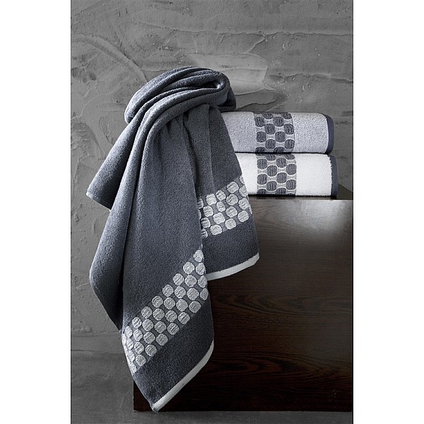 TOWEL 30X50 BRUNO ANTHRACITE