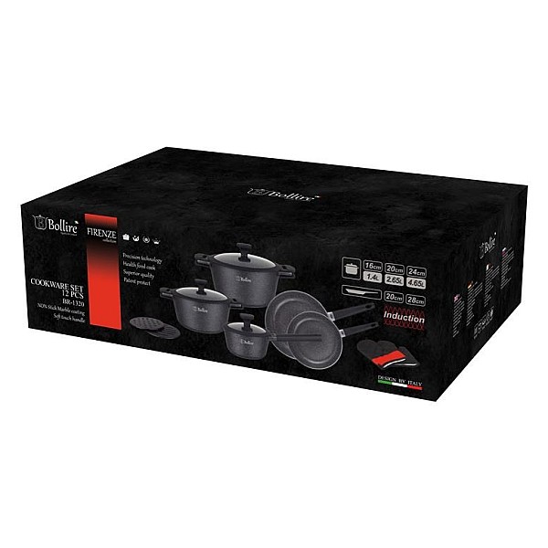 NON-STICK COOKWARE SET 12PC BR-1320