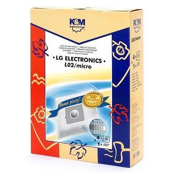 K&M Group Vacuum Cleaner Bags 4pcs + Microfilter