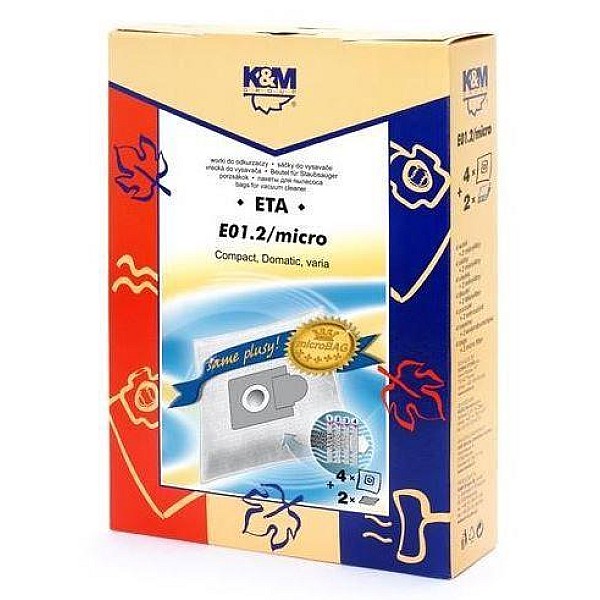 K&M Vacuum Cleaner 4 Bags + 2 Microfilters