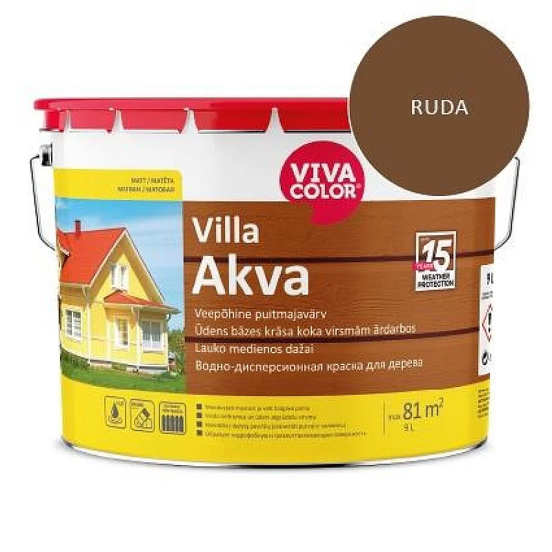 PAINT FACADE VILLA AKVA BROWN 540X 9L PAINT FACADE VILLA AKVA BROWN 540X 9L