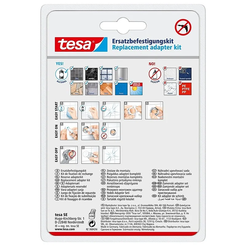 TESA REPLACEMENT ADAPTER KIT BK20 TESA REPLACEMENT ADAPTER KIT BK20