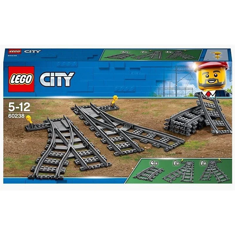 Konstruktorius LEGO City Bėgių iešmai 60238