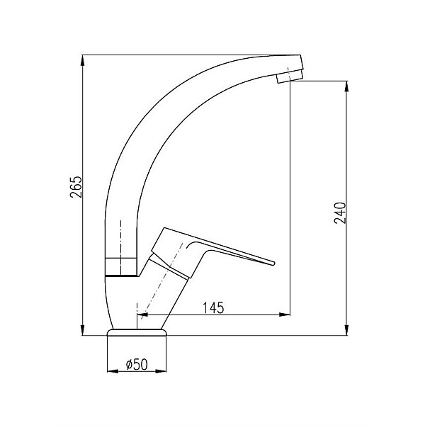 KITCHEN FAUCET DVI206.5/3