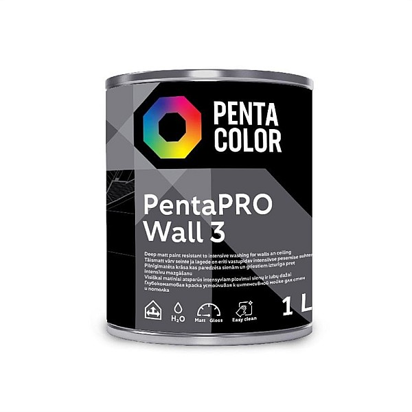 PAINT PENTACOLOR PENTAPRO MATT BALT 1L