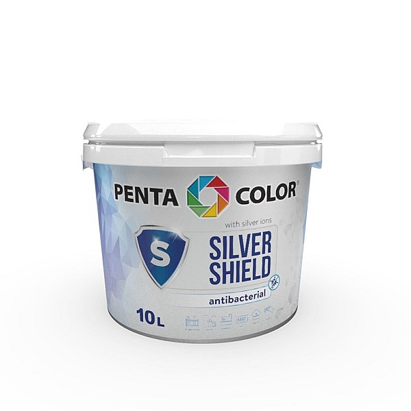 PAINT PENTACOLOR SILVER SHIELD 10L