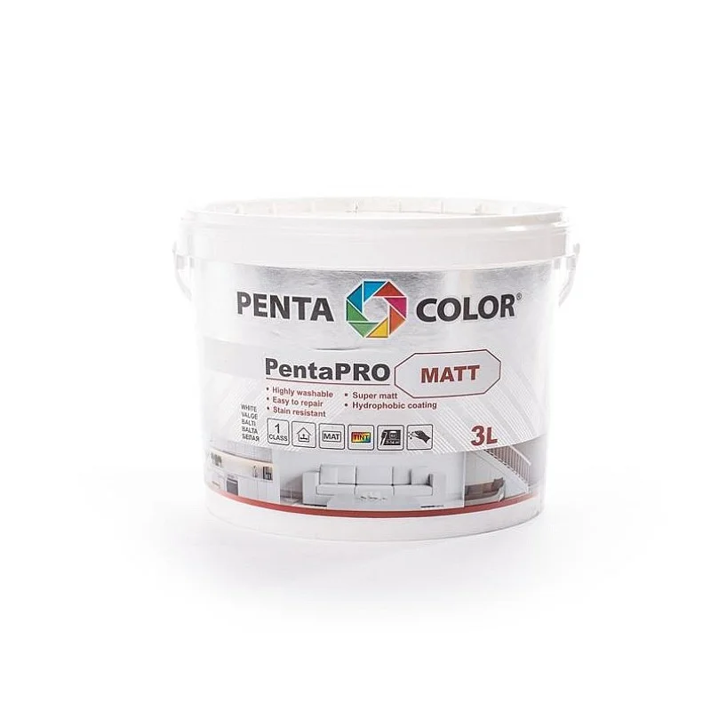 PAINT PENTACOLOR PENTAPRO MATT CLR 3L
