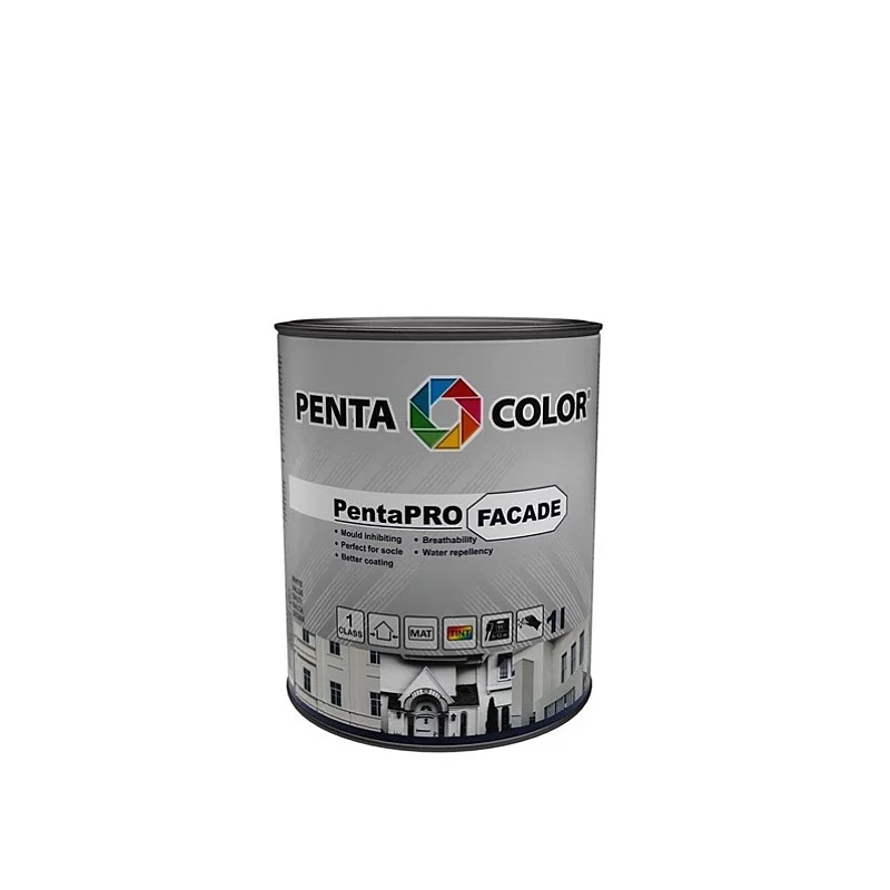 Dažai Pentacolor Pentapro Facade. balta. 1 l