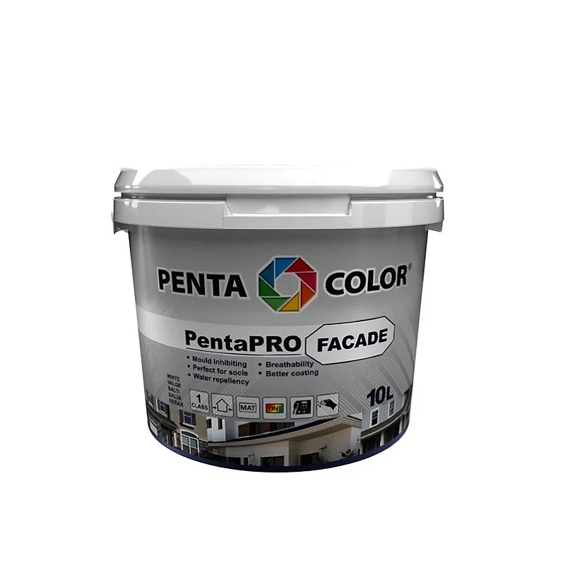 Dažai Pentacolor Pentapro Facade. balta. 10 l