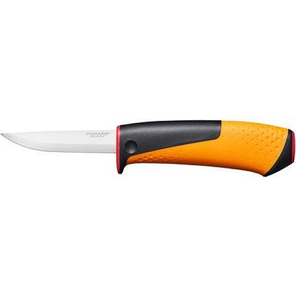 FISKARS HEAVY DUTY KNIFE WITH SHARPENER