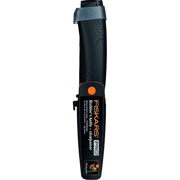 FISKARS BUILDERS KNIFE WITH SHARPENER