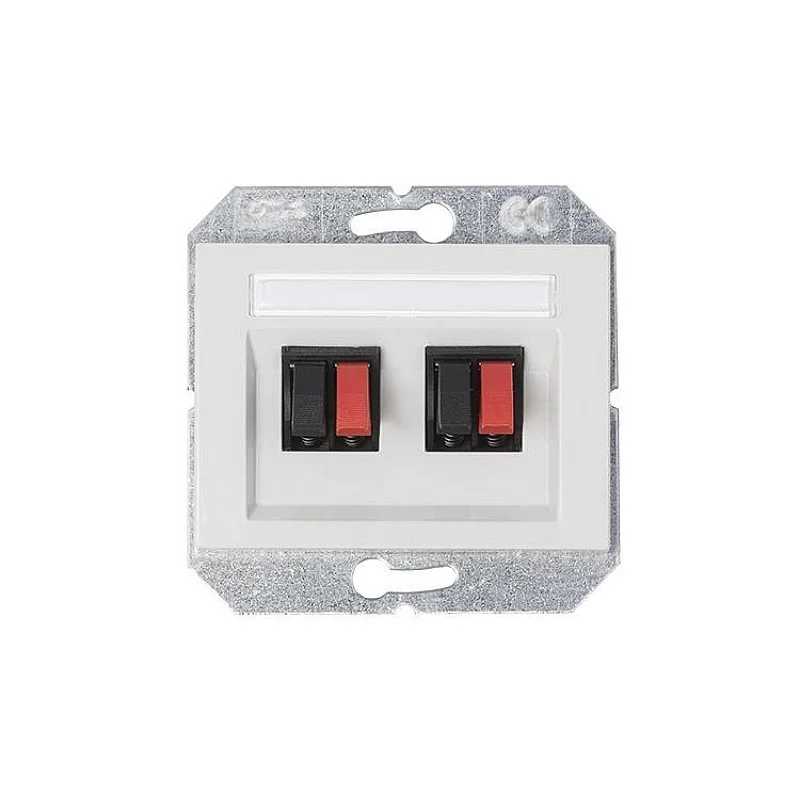 AUDIO SOCKET 2 V WHITE GL04-02 XP500