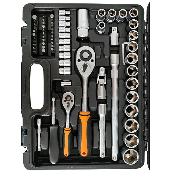 SOCKET SET VG051 ¼ IR ½ 72 PCS CRV