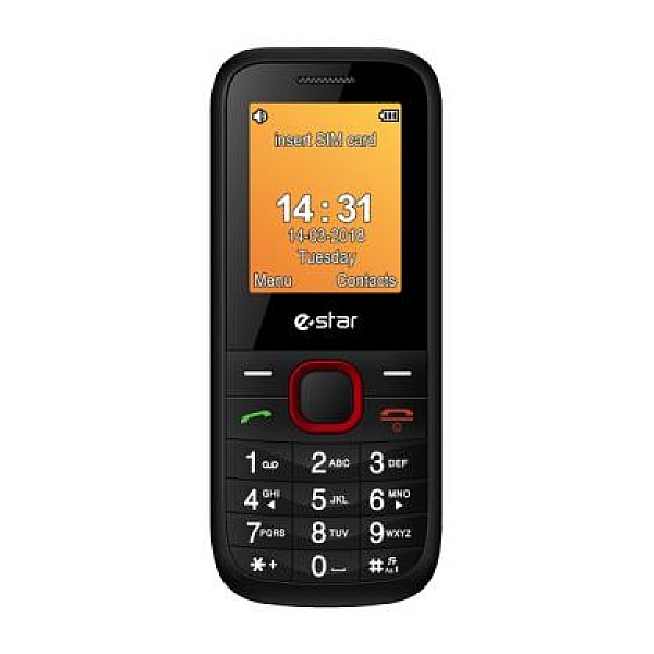 MOBILE PHONE ESTAR X18 DUAL SIM RED