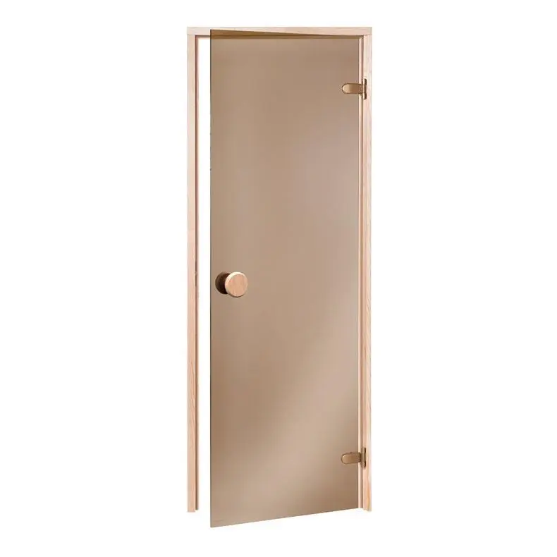 SAUNA DOOR ECO 7X19 BRONZE GLASS. PINE
