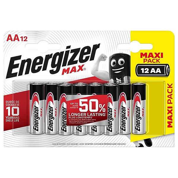 Elementai ENERGIZER MAX AA/LR06. 1.5V. 12vnt.