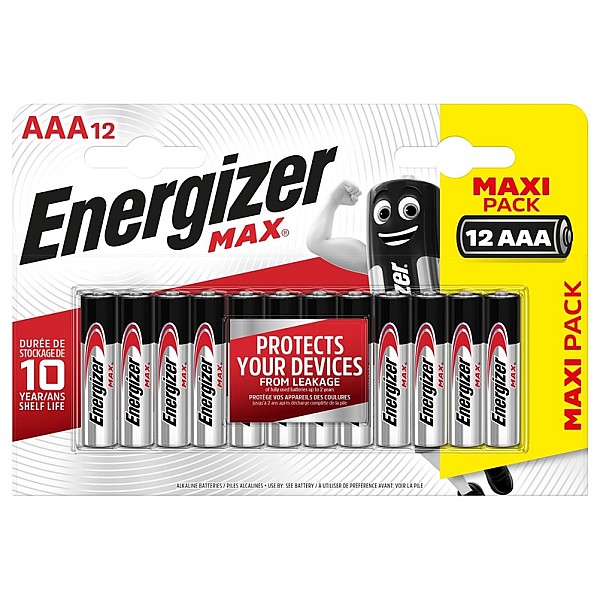 Alkaline baterija Energizer Max AAA B12 1.5V