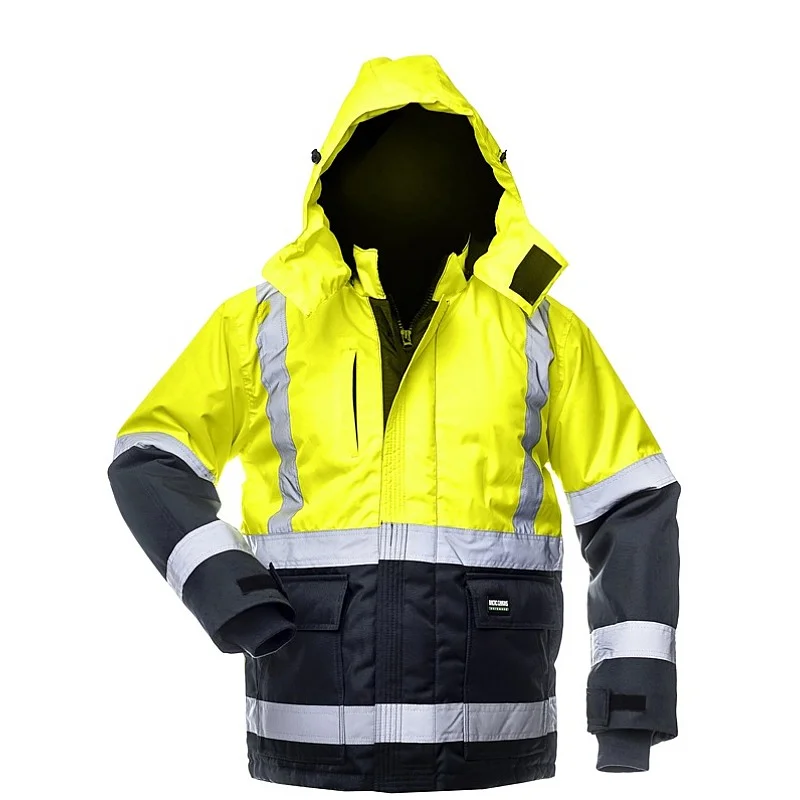 JACKET CANVAS HI-VIS WJ-8946 YEL/BLU XL JACKET CANVAS HI-VIS WJ-8946 YEL/BLU XL