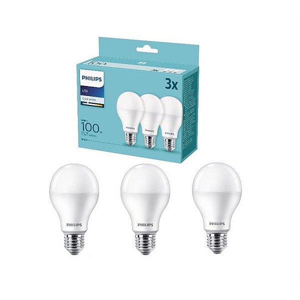 LED lempa Philips A67. 14W. E27. 2700K. 1521lm. 3 vnt.