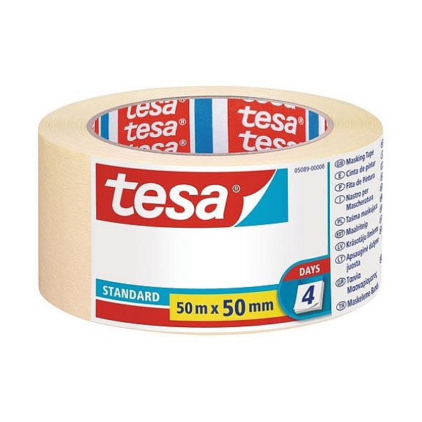 STANDARD MASKING TAPE 50M/50MM LABEL