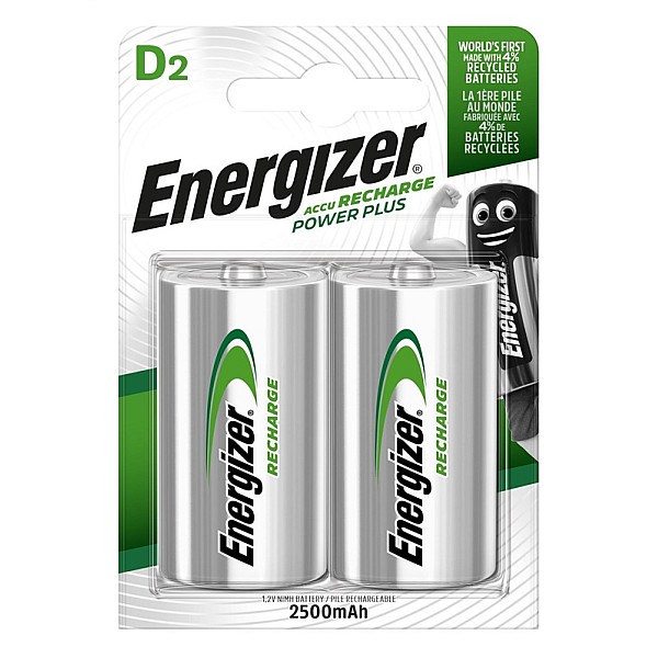 AKUMULATORS ENERGIZER POWER PLUS D HR20 1.2V 2500 mAh