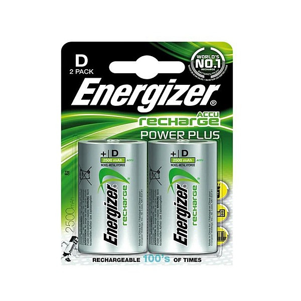 AKUMULATORS ENERGIZER POWER PLUS D HR20 1.2V 2500 mAh