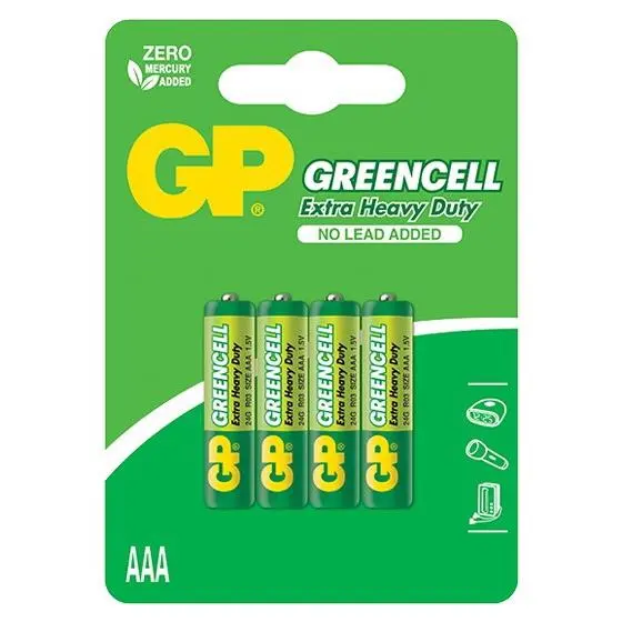 Elementai GP Greencell AAA/R03. 4 vnt.