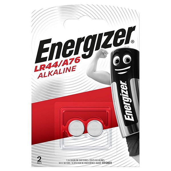 BATERIJAS ENERGIZER LR44/A76/AG131.5V B2 Alkaline