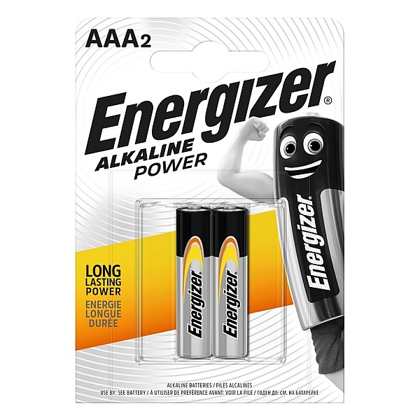 BATTERY ENERGIZER BASE AAA ALK1.5V B2