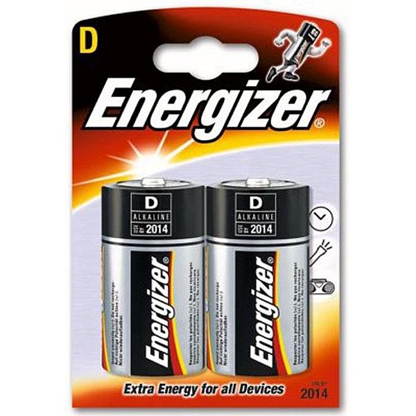 BATTERY ENERGIZER BASE D ALK1.5V B2