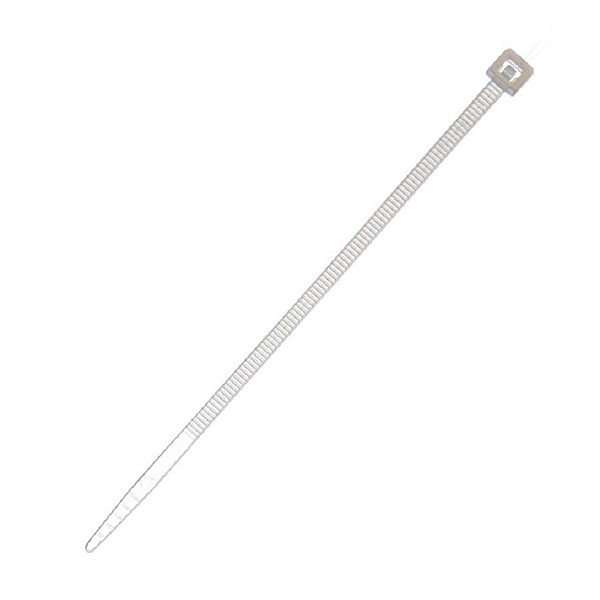 CABLE TIES 2.5X200 2-LOCK WHITE100-800