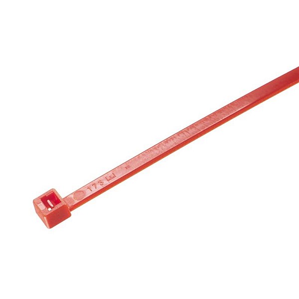 CABLE TIE 3.5X200 5214/C RE RED (100)