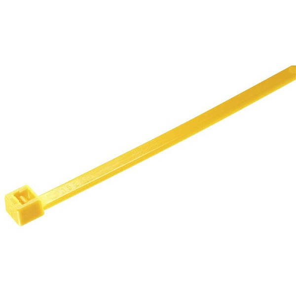 CABLE TIES 290X4.5 ELMATIC YELLOW 100PCS