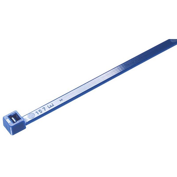 CABLE TIES 290X4.5 ELMATIC BLUE 100PCS