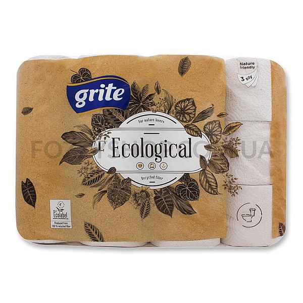 TOILET PAPER GRITE ECOLOGICAL. 24 PCS.