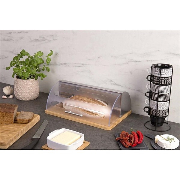 BREAD BOX INOX+PS + BAMBOU