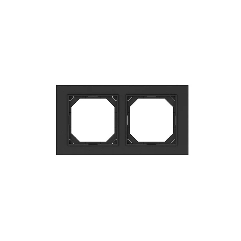 Dvivietis rėmelis VILMA QR1000. matinės juodos spalvos Dvivietis rėmelis VILMA QR1000. matinės juodos spalvos