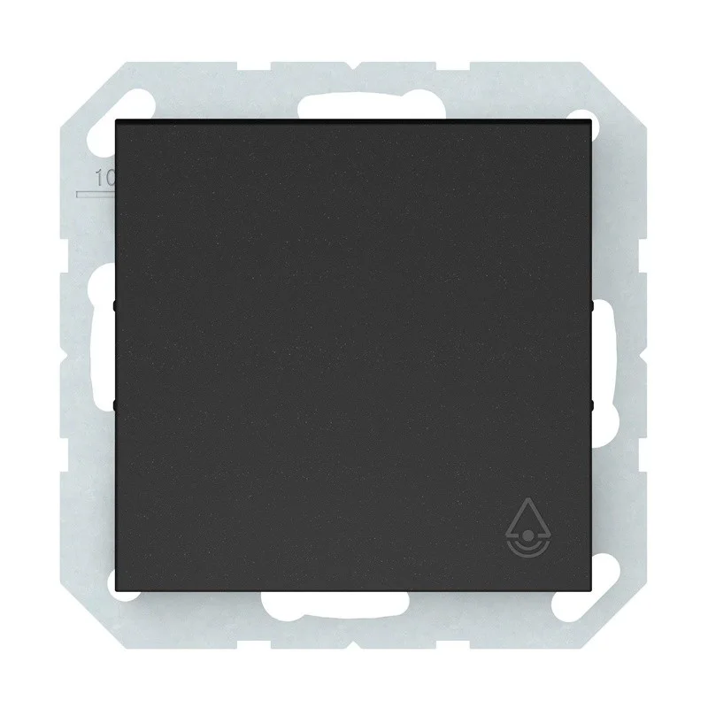 Skambučio mygtukas VILMA QR1000. matinės juodos spalv.. IP44