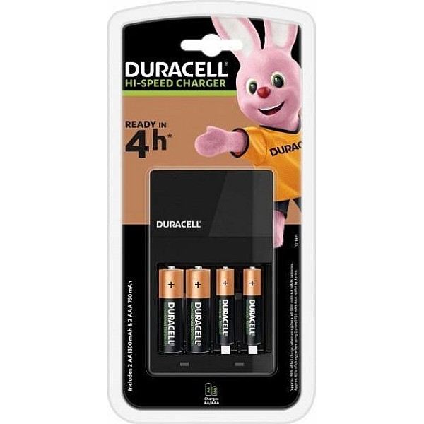 BATTERY CHARGER DURACELL CEF14+2AA +2AAA