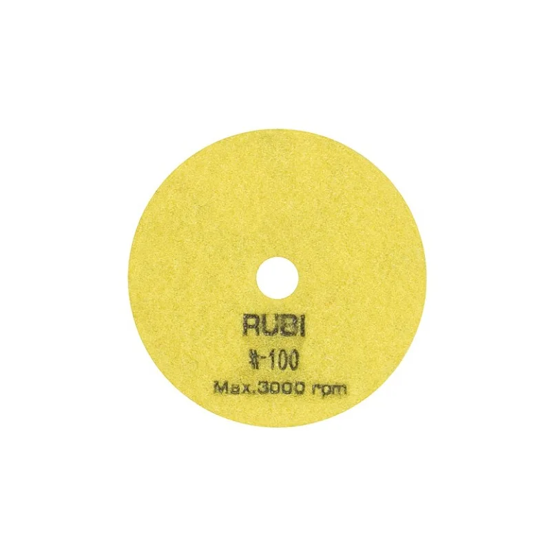RESIN DRY POLISHING PAD GR.100 D100MM