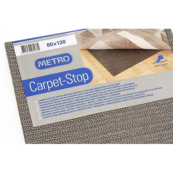 CARPET UNDERLAY METRO 60X120 CM GREY