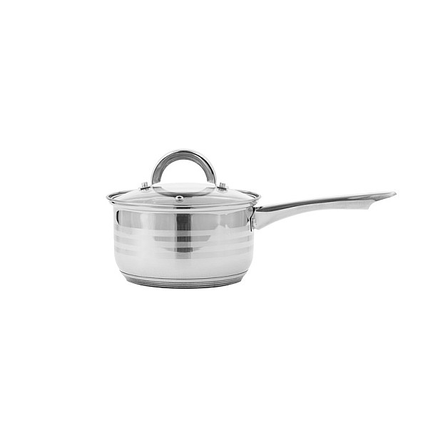 SAUCEPAN WITH LID 16X9.5 1.8L DOMOLETTI